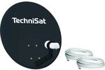 TECHNITENNE 60, Twin-LNB, 2x 10m Kabel, anthrazit