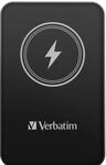 Charge 'n' Go Power Bank 5000 mAh magnetisches kabelloses Laden, Schwarz