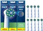 Aufsteckb&uuml;rsten Pro CrossAction, 9 St&uuml;ck