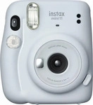 FUJIFILM 16654982, FUJIFILM instax mini 11 Sofortbildkamera, Ice-White inkl.