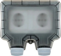2-fach Au&szlig;ensteckdose Aufputz, SOAD0200
