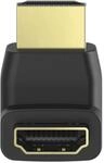 High Speed HDMI&trade;-Winkeladapter, Stecker - Kupplung, 90&deg; (00205164)