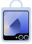 Silicone Case EF-PF741 f&uuml;r das Galaxy Z Flip6, Blau Handyh&uuml;lle