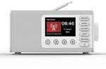 "Digitalradio ""DR1001BT"", FM/DAB/DAB+/Bluetooth&reg; RX, Radiowecker, Wei&szlig;