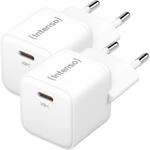 Power Adapter W30C GaN 30 W, USB-C, Doppelpack, Wei&szlig;