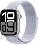 Watch Series 10 GPS, 42 mm Aluminiumgeh&auml;use Silber, Sport Loop Blaue Wolke