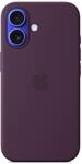 iPhone 16 Silikon Case mit MagSafe - Pflaume