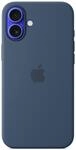 iPhone 16 Plus Silikon Case mit MagSafe - Denim