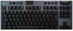 G915 X LIGHTSPEED TKL Clicky kabellose Gaming-Tastatur, Schwarz