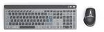"Multi-Device-Tastatur-Maus-Set ""WKM-750"", kabellos, LED, Schwarz, QWERTZ DE