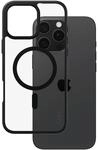 CARE by PanzerGlass&reg; Flagship Case Transparent Urban Combat Black Frame & MagSafe