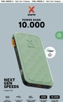 20W Fuel Series Powerbank 10.000mAh Sage Green (64126)