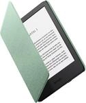 Kindle-H&uuml;lle, D&uuml;nn und leicht, Faltbare Schutzh&uuml;lle - Stoff, Matchagr&uuml;n