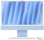 iMac Blau 24 Zoll, M4, 10-Core-CPU, 10-Core-GPU, 16GB, 256GB SSD
