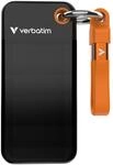 Pocket SSD 1 TB, Schl&uuml;sselanh&auml;nger mit Kabelbefestigung, Schwarz/Orange