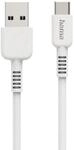 "Ladekabel ""Eco"", USB-A - USB-C, 1 m, Wei&szlig; (00187281)"