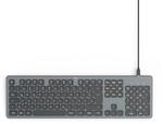 "USB-Tastatur ""CK-400"", beleuchtet, kabelgebunden, Schwarz, QWERTZ DE (00173058)"