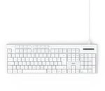 "USB-Tastatur ""CK-200"", kabelgebunden, 8 Media-Tasten, Wei&szlig;, QWERTZ DE (00173053)"