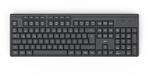 "Funktastatur ""WK-200"", kabellos, Batterie, 8 Media-Tasten, Schw., QWERTZ DE