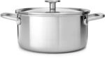 Kasserolle mit Glasdeckel 4,9 l, 24 cm, Edelstahl