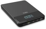 Ultra-schlanke Powerbank mit 20.000 mAh 100 Watt, Schwarz