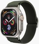 Watch Strap - Classic Nylon Loop - Armband f&uuml;r Apple Watch 40 / 41 / 42 mm, Olive
