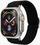 Watch Strap - Classic Nylon Loop - Armband f&uuml;r Apple Watch 40 / 41 / 42 mm, Black
