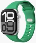 Watch Strap - Classic Band 2 - Armband f&uuml;r Apple Watch 44 / 45 / 46 / 49 mm, Green