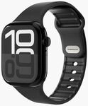 Watch Strap - Classic Band 2 - Armband f&uuml;r Apple Watch 44 / 45 / 46 / 49 mm, Black