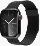 Watch Strap - Milanese Loop 2 - Armband f&uuml;r Apple Watch 44 / 45 / 46 / 49 mm, Black
