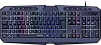 LUDICIUM RGB Rainbow Gaming Tastatur, schwarz
