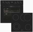 EHE285-HBZ-020-Set schwarz Einbauherdset