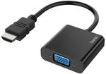 Video-Adapter, HDMI&trade;-Stecker - VGA-Buchse, Audio-Buchse, Full-HD 1080p (00200343)