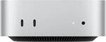 Mac mini, 2024, Silber, M4 Pro, 14-Core-CPU, 20-Core-GPU, 64GB, 1TB Mac mini, 2024, Silber, M4 Pro, 14-Core-CPU, 20-Core-GPU, 64GB, 1TB