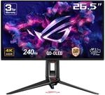 ROG Swift OLED PG27UCDM, Schwarz, 26,5 Zoll, 4K, QD-OLED, 240 Hz, 0,03 ms