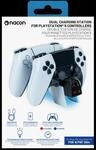 USB Dual-Charger V4 f&uuml;r PS5 Controller, Schwarz/Wei&szlig;