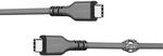 USB-C-Kabel, uFlex, USB-C-Stecker - USB-C Stecker, Mesh, 3 m, Schwarz (00219821)