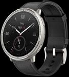 Active 2 Round Premium, HYROX-Modus, Black Leather Smartwatch