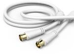 SAT-Anschlusskabel, Quick-F-St. - Quick-F-St., vergoldet, 1,5 m, 100 dB (00205034)