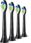 HX6064/88 Sonicare Optimal White, 4er-Pack, Schwarz Aufsteckb&uuml;rsten