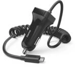 Auto-Ladeger&auml;t mit USB-C-Anschluss, 12 W, 1 m, Schwarz (00201609)