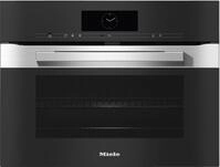 H 7840 BM Edelstahl/CleanSteel Kompakt-Backofen mit Mikrowelle