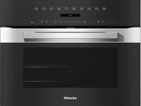 H 7244 BP Kompakt-Backofen Edelstahl/CleanSteel