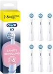iO Sanfte Reinigung, Original Aufsteckb&uuml;rsten, Wei&szlig;, 6er