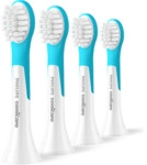 HX6034/90 Sonicare For Kids, 4er-Pack, Wei&szlig;/Aqua Aufsteckb&uuml;rsten
