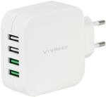 Quattro USB Charger 2.4A mit Smart IC, wei&szlig; (37564)