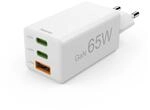 Schnellladeger&auml;t, GaN, 2x USB-C PD, 1x USB-A QC, Mini-Ladeger&auml;t, 65W, Wei&szlig;
