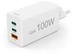 Schnellladeger&auml;t, GaN, 2x USB-C PD, 1x USB-A QC, Mini-Ladeger&auml;t, 100 W, WS