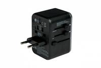 Universal-Reiseadapter UTA-04, 1x USB-C PD 61 W und QC 3.0, 1x USB-C, 3x USB-A,