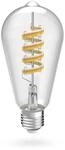 Smarte LED-Lampe, Matter, E27, Retro, Filament ST64, RGBW, dimmbar, mit App